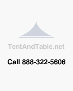 20' x 40' Premium Pole Party Tent Top - Red and White